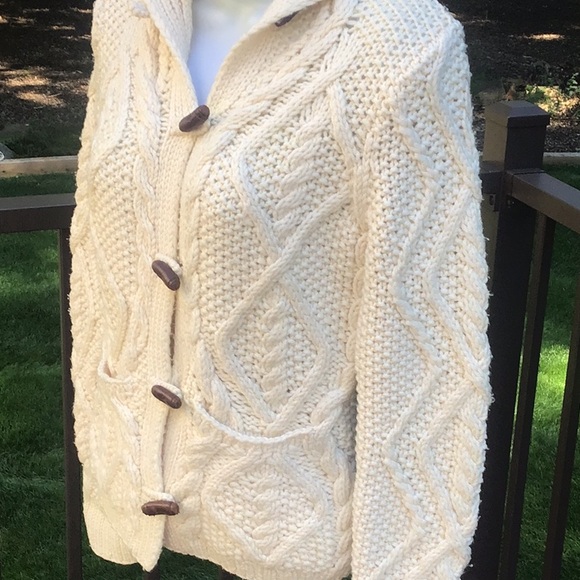 J.CREW handknit Cable Sweater - Picture 2 of 9